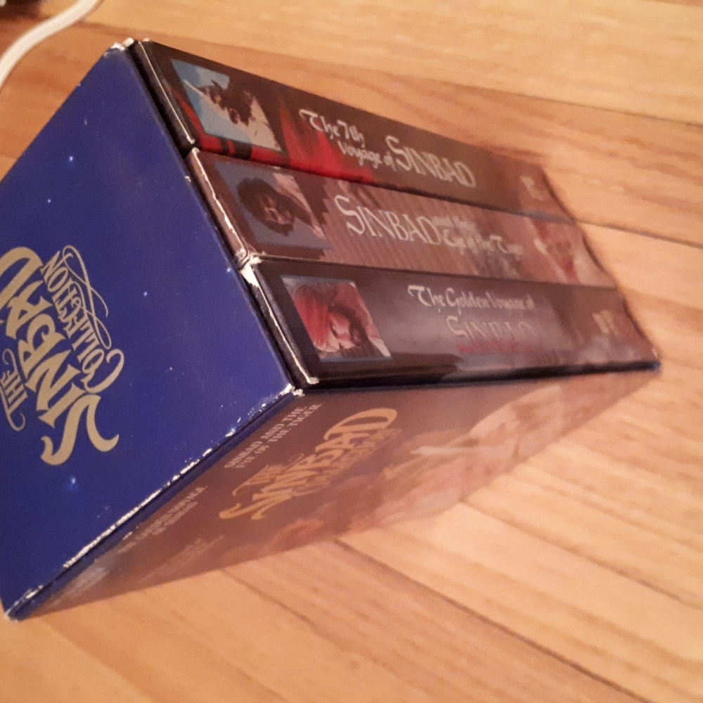 Vhs box set of the sinbad collection